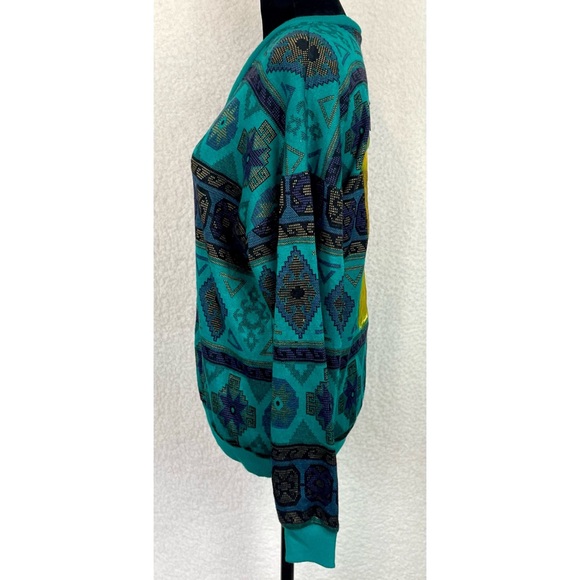 MALCOLM EMILIO • Stay Relevant Sacred Geometry Reworked Vintage Pullover Sweater - Picture 7 of 13